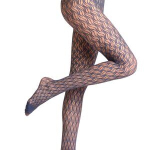 Falke Fluid Fusion Women Tights with a graphic all-over pattern